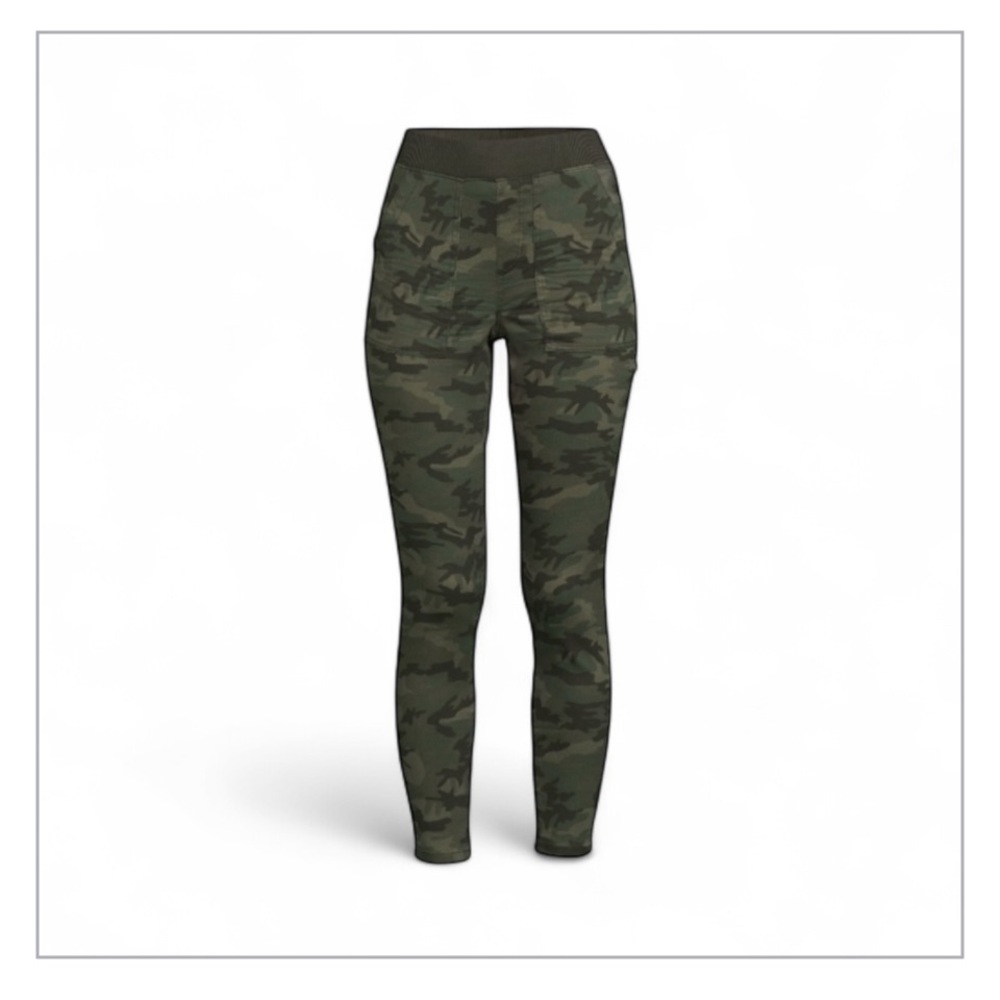 No Boundaries Olive Green Camo Jeggings Sz L